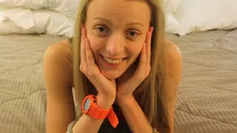 Danielle - Speedcuffed with Baby G Wrist Watch (AVI)