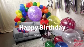 Anna´s Birthday Ballon shower HD