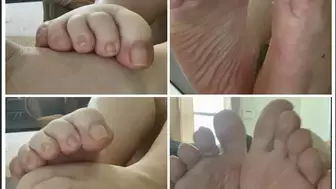 AriesBBW with her naked soft feet