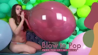Epic Blow To Pop Of Tuff-Tex 17" By Alice