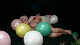 Big Tit Granny Busts Balloons ( PART 2 )