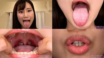 Mika Horiuti - Erotic Tongue and Mouth Showing