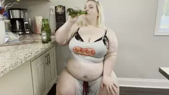 BLOATED BEER BELLY