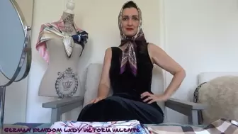 In the Satin Shawl Fitting Studio: 5 new headscarves and neckerchiefs PART 1