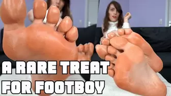 A Rare Treat for Footboy