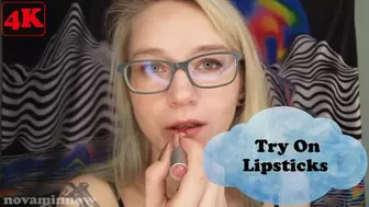 Try On Lipsticks (4K)