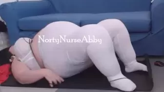 Large BBW Pilates Session in Tight Yoga Pants (MP4)