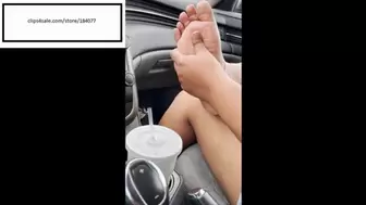 Delicious Candid Itchy Car Feet