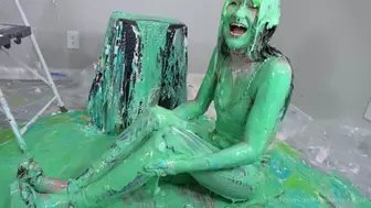 Marsha's First Time Ever Getting Pied and Slimed 4K UHD