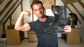 APOLLO : Biker Boot Foot Domination and Inhale