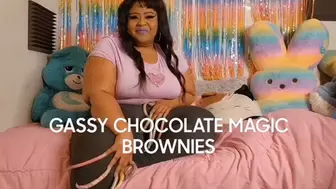 GASSY CHOCOLATE MAGIC BROWNIE