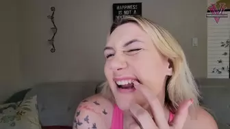Blondii's first mouth tour and pop rocks ASMR- HD 1080p