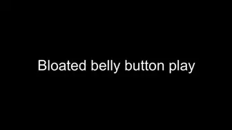 Gay Bloated belly button fetish play