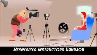 Mesmerized Instructor gives Handjobs