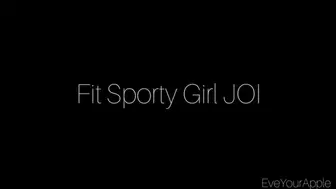 Fit Sporty Girl JOI