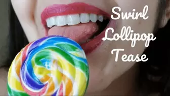 Rainbow Swirl Lollipop Tease HD