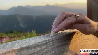 Nails in Action: hard scratching wood