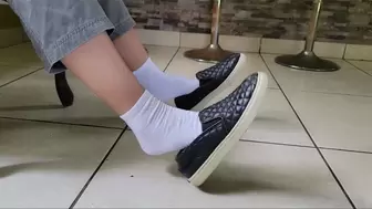 WILD SHOEPLAY IN VANS AND SOCK BY Lilian