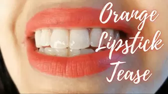 Orange Lipstick Tease HD