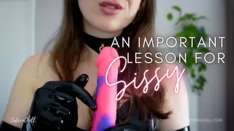An Important Lesson for Sissy