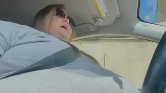SSBBW Only Krissy Stuffs Herself in Car and Waddles Out