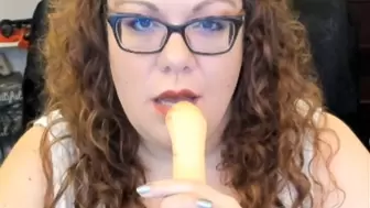 Blowjob with cum countdown