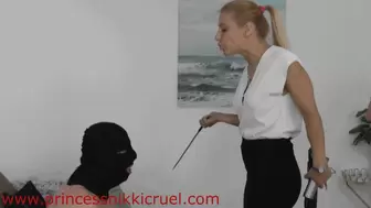 Second cam of whipping and caning hold my big tits HD