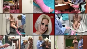 Amydouxxx SLC Showering in a Cast in Very Cramped Quarters