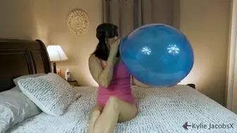 Blindfolded Blue Balloon B2P - Kylie Jacobs - WMV 1080p HD