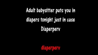 ABDL Audio Babysitter puts you in diapers just in case