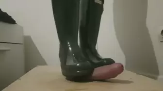 Cock Crush Cum Hard with Hunter Boots
