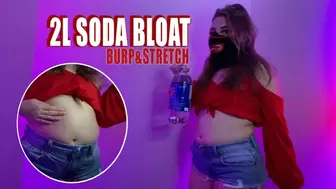 2L Soda Chug Bloat: Burp & Stretch