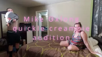 Mike Oxlong quickie creampie audition (1080p)