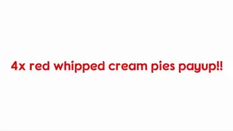 4 sloppy red cool whip pies