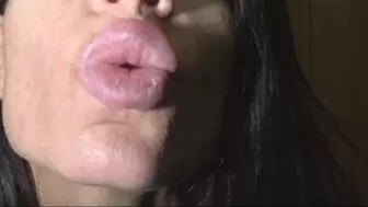 Special request kiss with natural lips