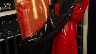 Bondage into Seven Layers of Heavy Rubber HD Top Video