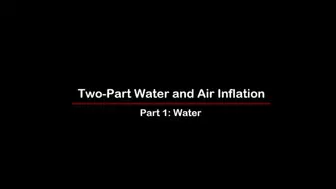 Two-Part Water and Air Inflation - Part 1: water
