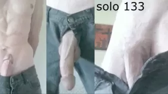 Heteroflexible K solo V133: thin slim fit muscular vascular hung older jerking in jeans fetish