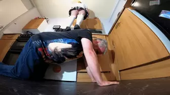 Cleaning The Tops Of The Cupboards FLOOR CAM (4K)