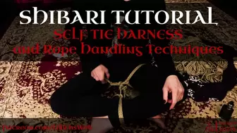 Shibari Tutorials 4 - Self Tie Harness and Rope Handling - with SaiJaidenLillith - MP4 SD