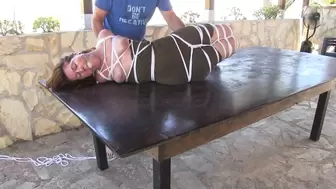 Labor Day Special ! The Spain Files - Her first ever Supertight Hogtie Challenge for Any Twist - Part 2 mp4 HD