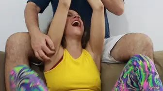 I invited a friend to TICKLE my armpits! (FULL WMV)