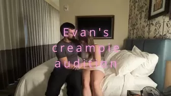 Evan's creampie audition with Jacki Love