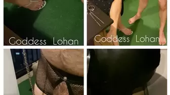 Goddess Lohan testing chastity belts