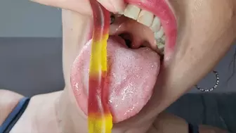 Gummy vore and throat views