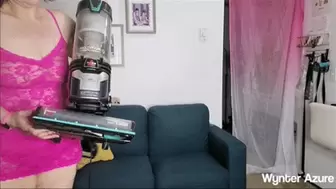 Vacuuming My Couch in Lingerie (ID #1862 HD 1080rez)