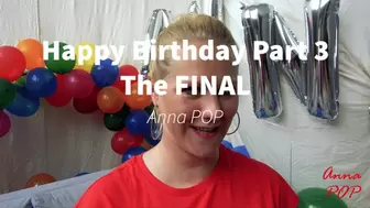 Last Happy Birthday Clip - Balloon BANG 4K