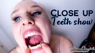 Close up Teeth tour 720p
