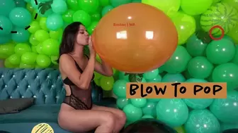 Blow to pop Orange TT17" By Clara - 4K