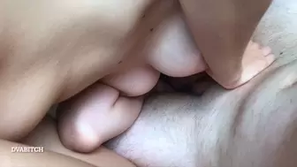 Amateur teen blowjob, balls licking & pussyfucking